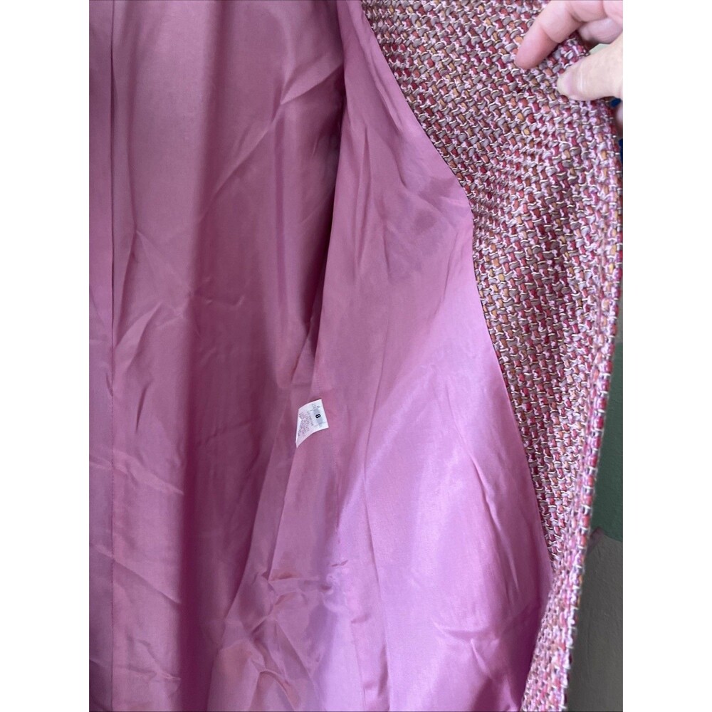 Vintage Marshall Fields Ladies Coat Size 8 Pink - Picture 5 of 8